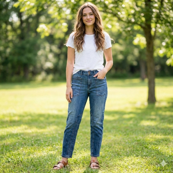 Anthropologie Denim - Anthropologie Pilcro & The Letterpress Utility High Rise Slim Jeans, Size: 29